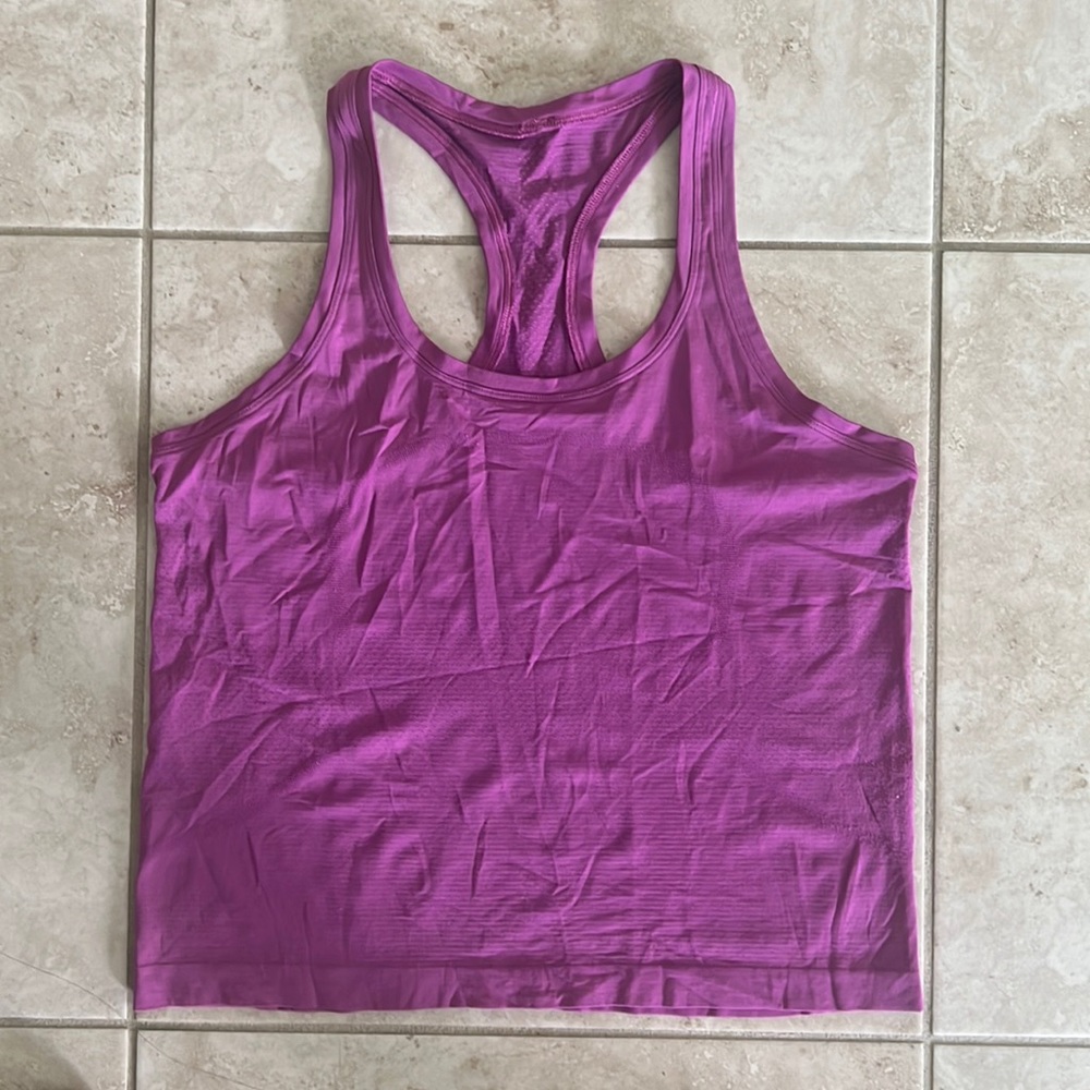Lululemon Swiftly Race Tank Vivid Plum
